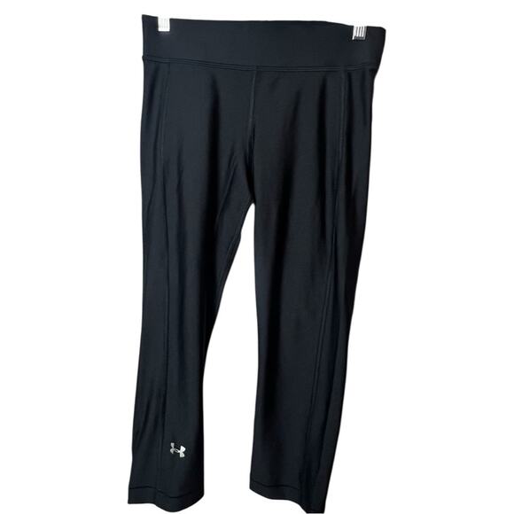 Under Armour Women’s Athletic LogoHeatGear Armour Capris New with tag Sz M - Picture 1 of 9
